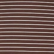 Maxi Skirt with Curved Yoke & Hidden Zipper | Procida Dark Oak Micro Stripe