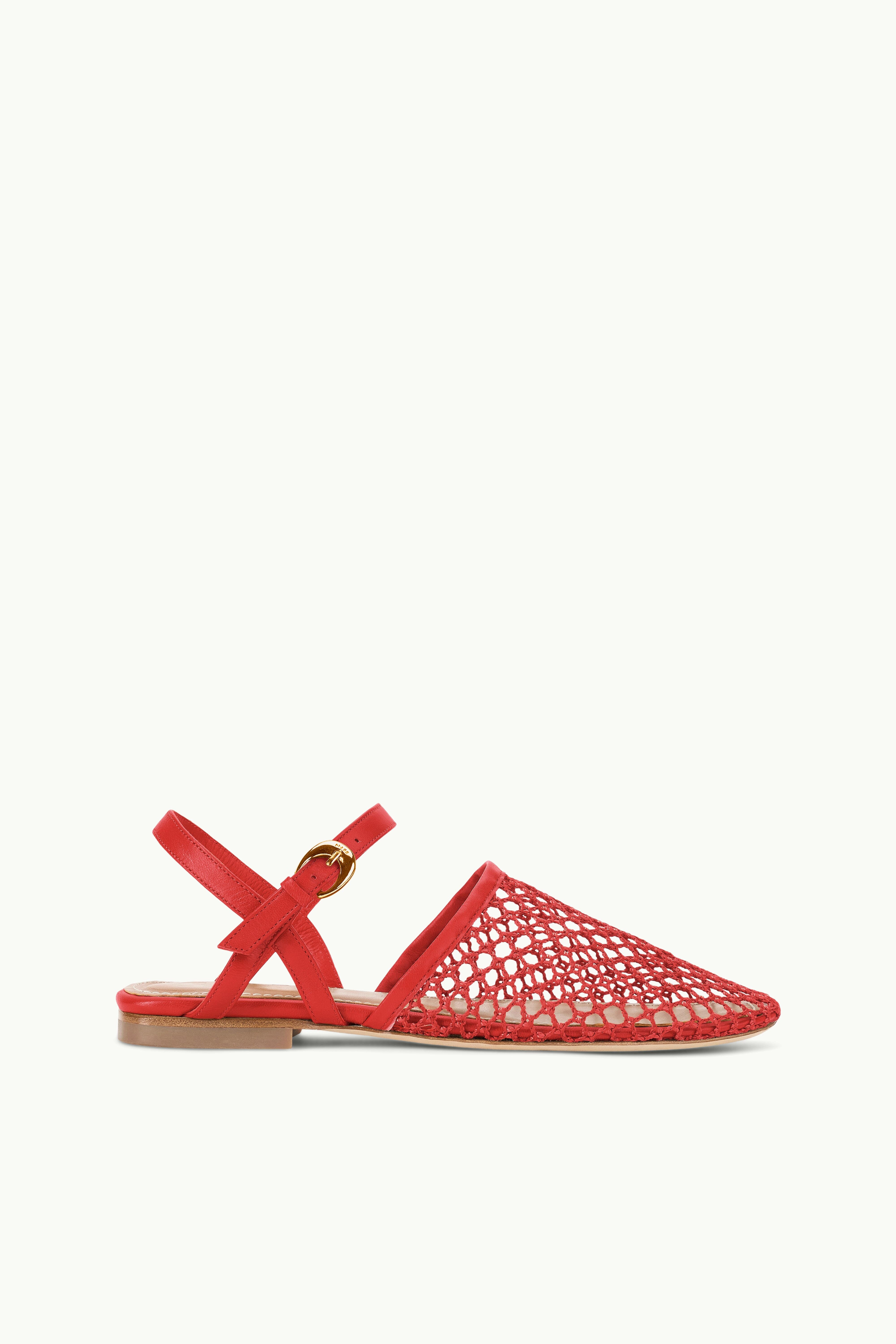 Fisherman Sandals with Cotton Mesh Upper & Leather Sole | Rete