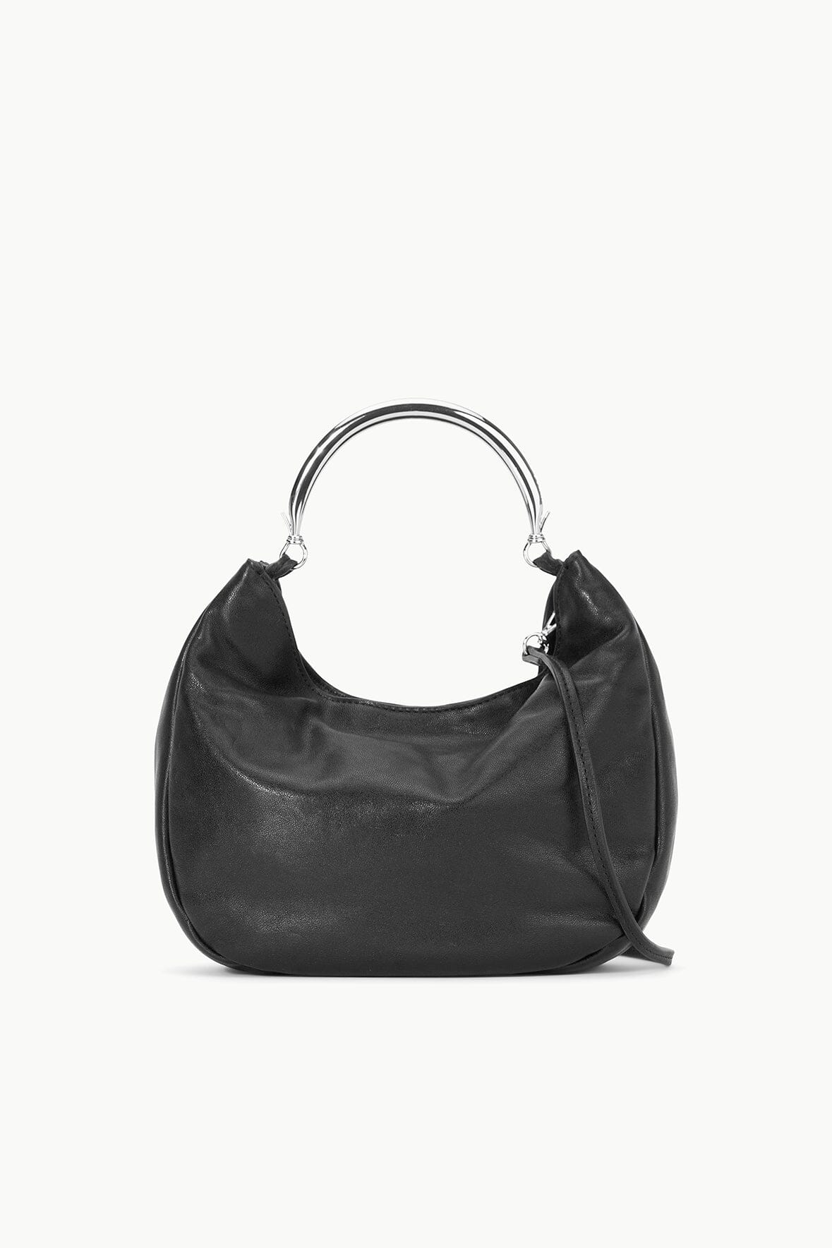 Soft Leather Handheld & Shoulder Bag | Romeo Black