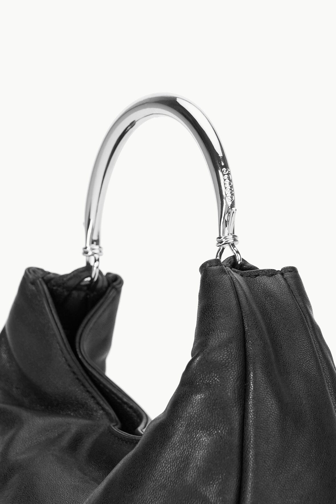 Soft Leather Handheld & Shoulder Bag | Romeo Black