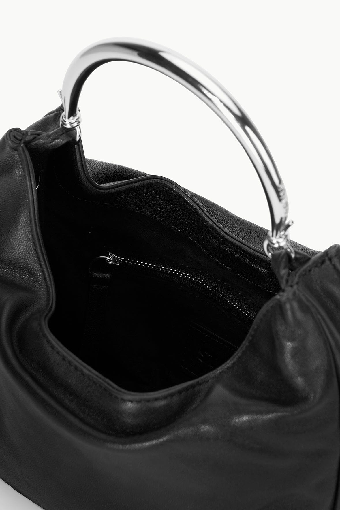 Soft Leather Handheld & Shoulder Bag | Romeo Black