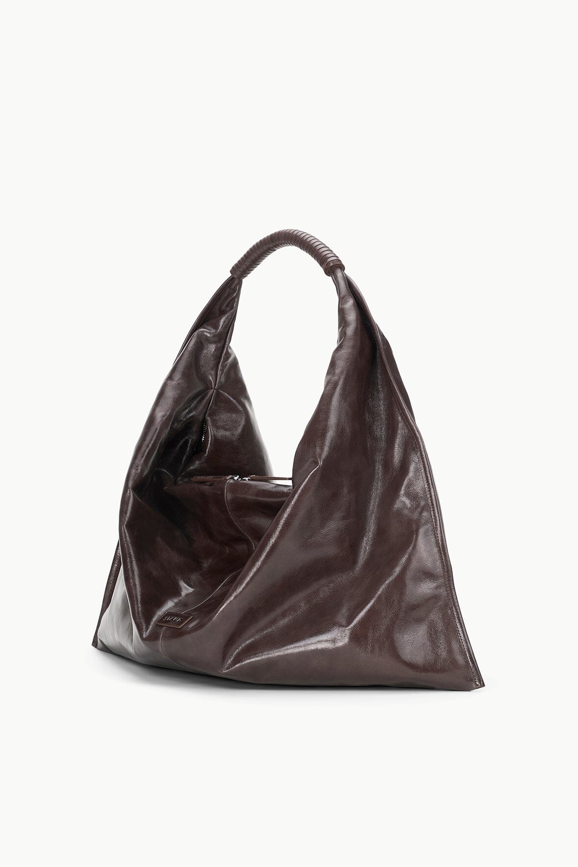 Soft Slouchy Shoulder Bag in Espresso Leather | Ronnie Bag