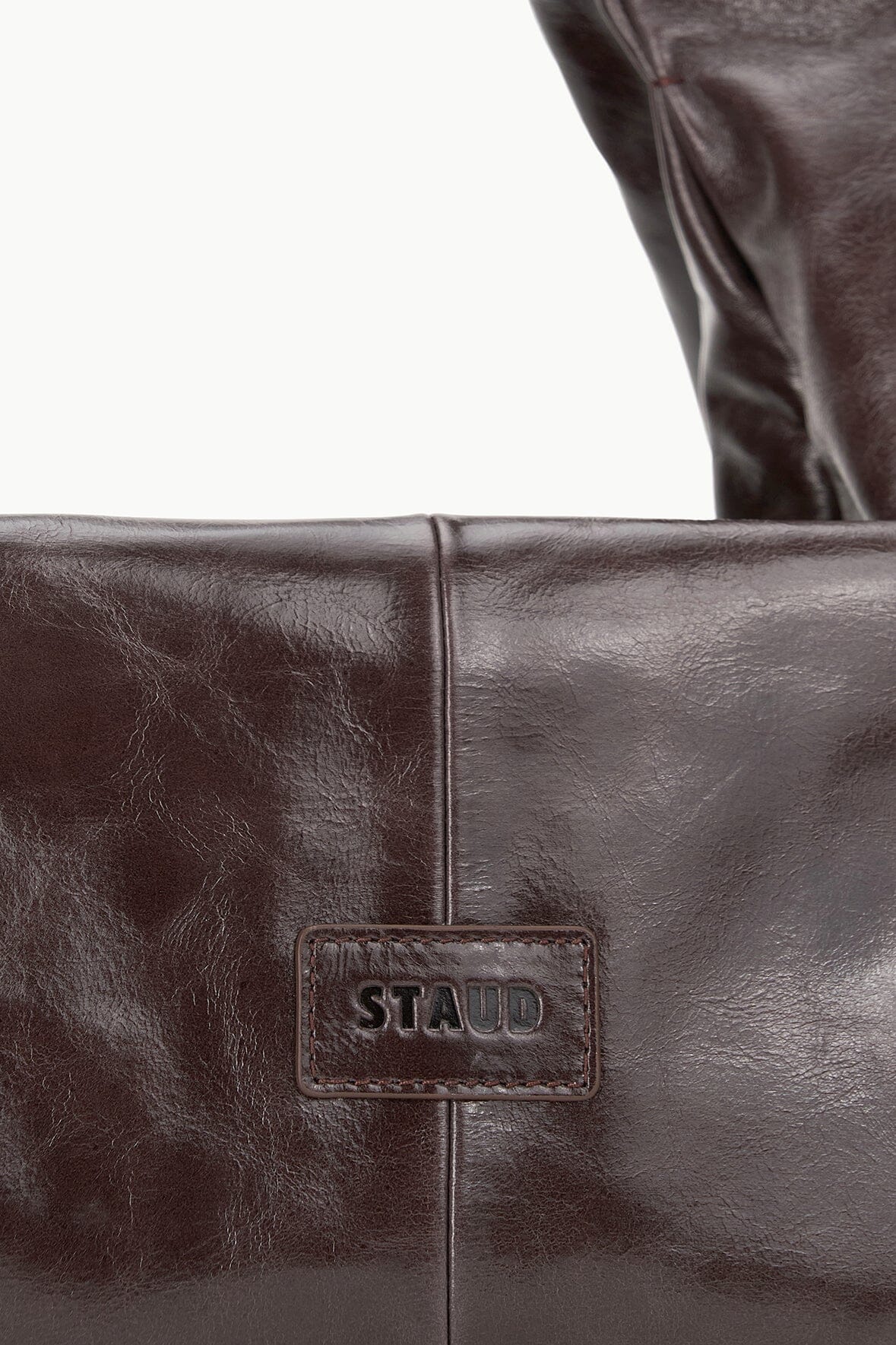 Soft Slouchy Shoulder Bag in Espresso Leather | Ronnie Bag