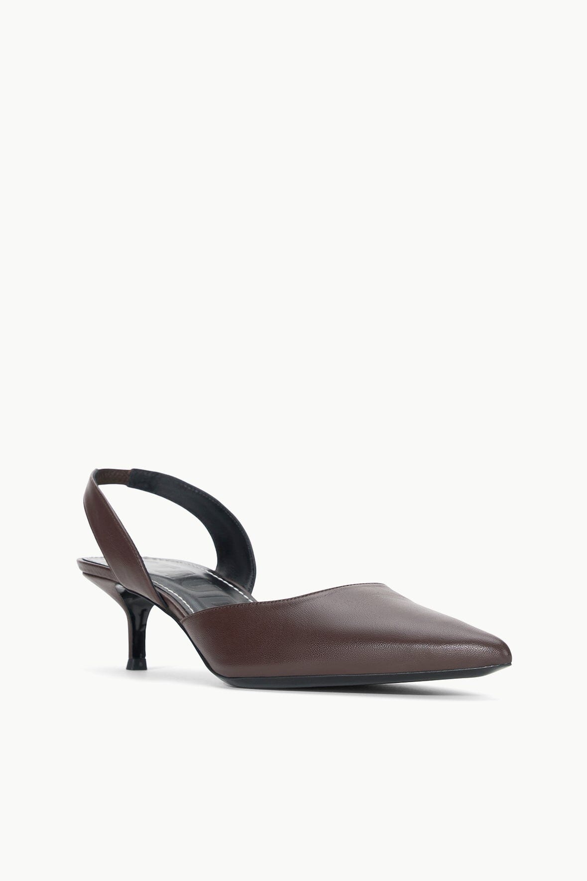 Pointed Toe Nappa Leather Slingback Heel | Sebastian