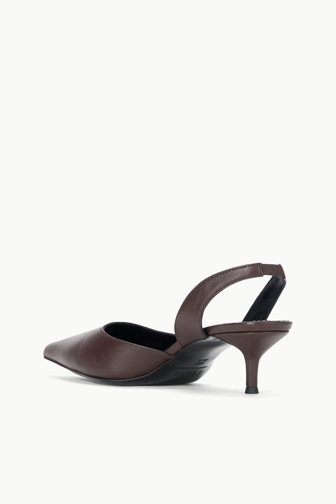 Pointed Toe Nappa Leather Slingback Heel | Sebastian