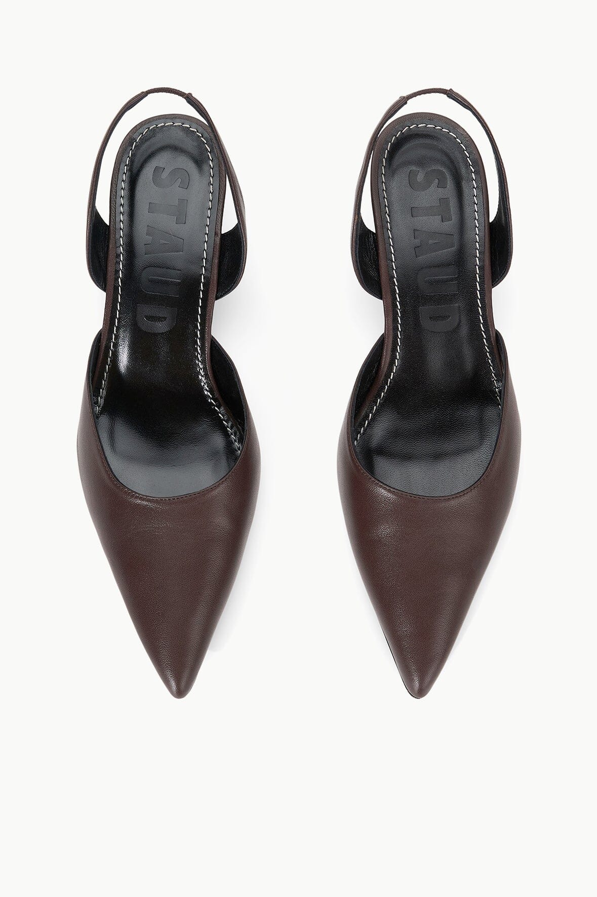 Pointed Toe Nappa Leather Slingback Heel | Sebastian